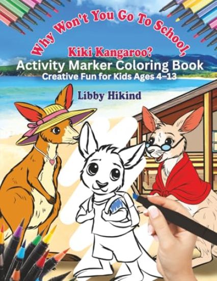 Kiki Kangaroo Activity Marker Coloring Book