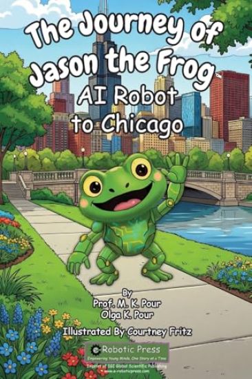 The Journey of Jason the Frog(TM) AI Robot to Chicago
