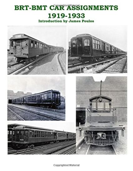 BRT - BMT Car Assignments 1919 - 1933