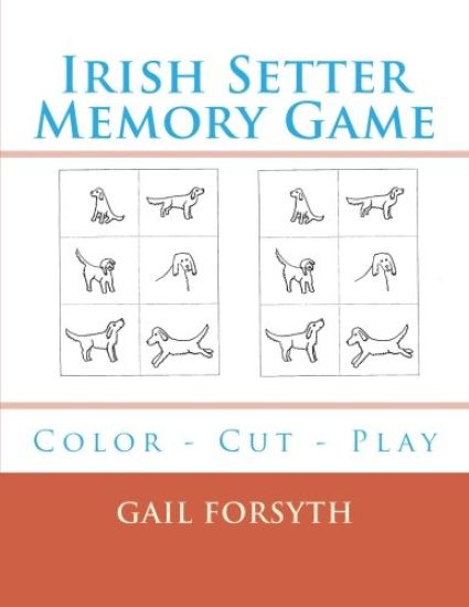 Irish Setter Memory Game: Color - Cut - Play