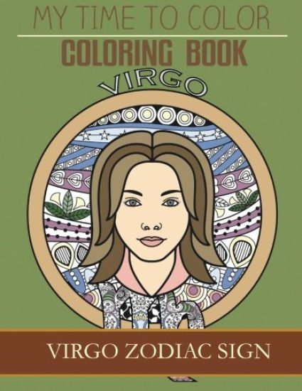 Virgo Zodiac Sign - Adult Coloring Book