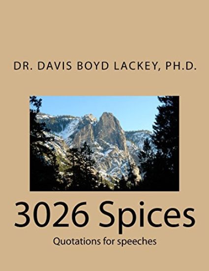 3026 Spices: Quotations for speeches