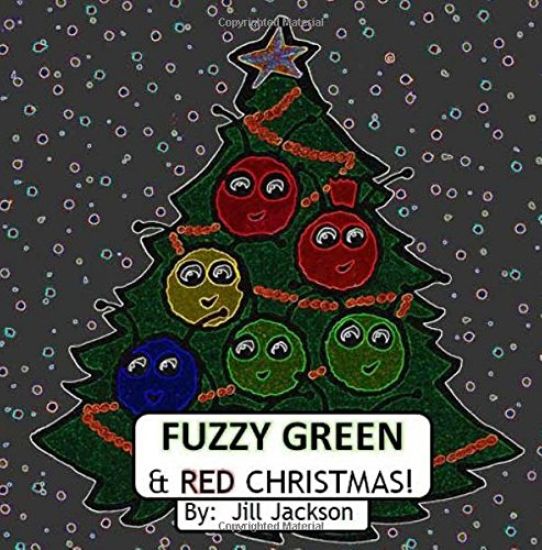 Fuzzy Green & Red Christmas