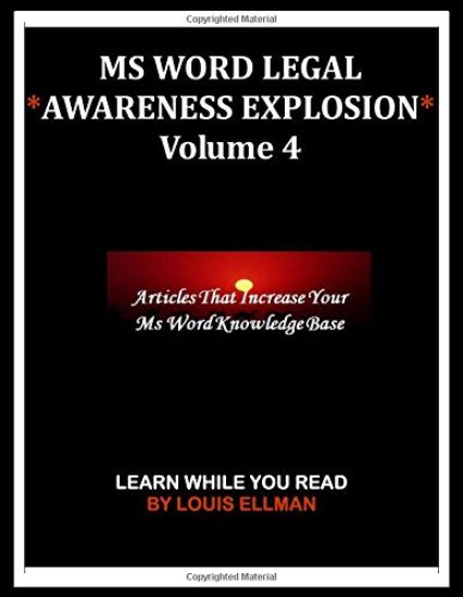 MS Word Legal -- Awareness Explosion Volume 4