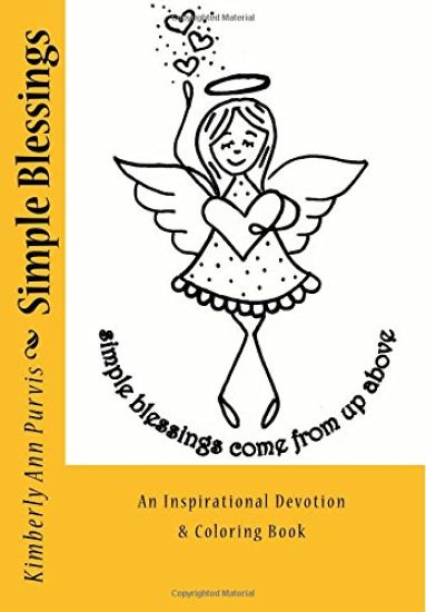 Simple Blessings: Inspirational Devotion & Coloring Book