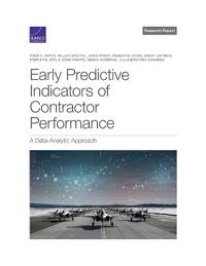 Early Predictive Indicators of Contractor Performance