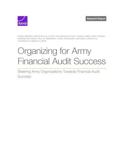 Organizing for Army Financial Audit Success