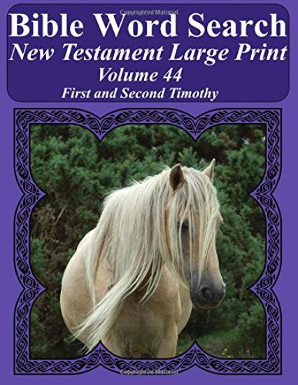 Bible Word Search New Testament Large Print Volume 44: First And Second Timothy