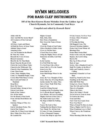 Hymn Melodies for Bass Clef Instruments