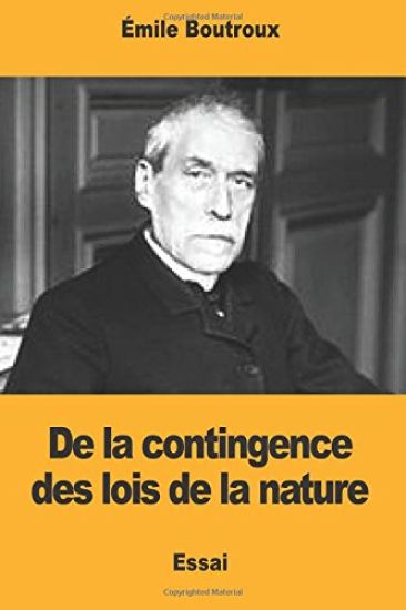 De la contingence des lois de la nature