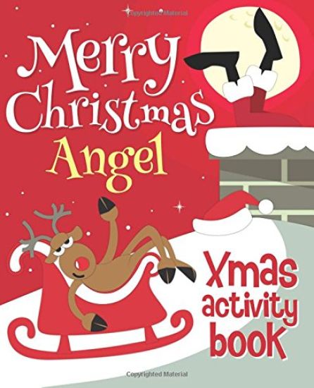 Merry Christmas Angel - Xmas Activity Book: (Personalized Children's Activity Book)