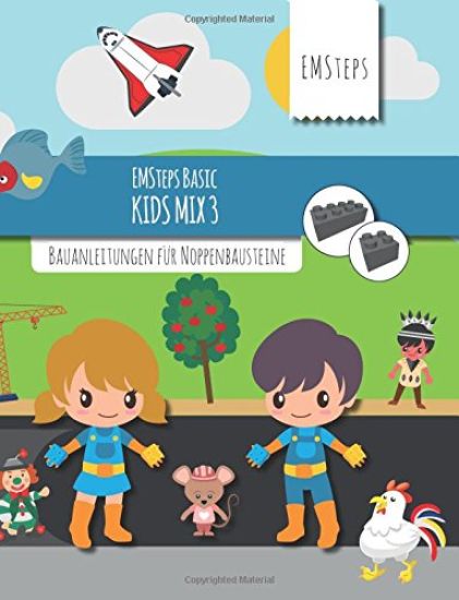 EMSteps Basic Kids Mix 3: Bauanleitungen für Noppenbausteine