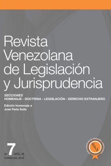 Revista Venezolana de Legislación y Jurisprudencia N° 7-II