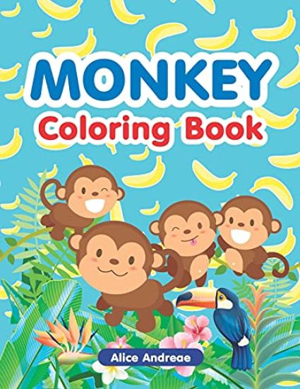 Monkey Coloring Book