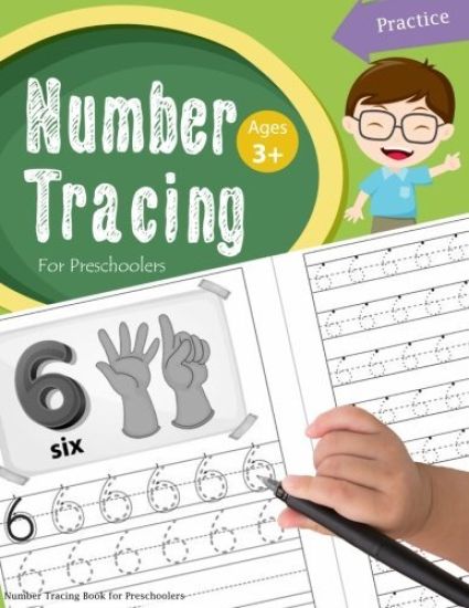 Number Tracing Book for Preschoolers: Number tracing books for kids ages 3-5, Number tracing workbook, Number Writing Practice Book, Number Tracing Bo