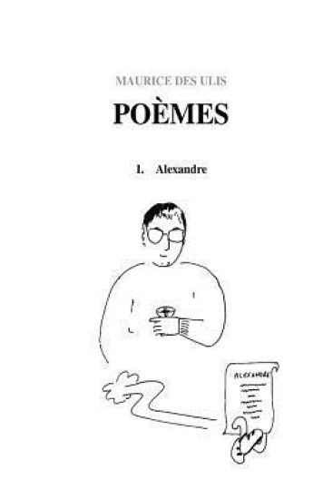Poèmes: I. Alexandre