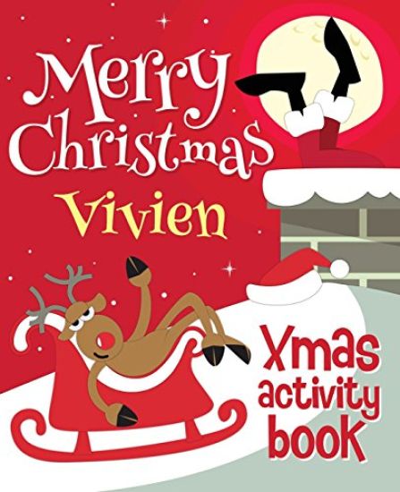Merry Christmas Vivien - Xmas Activity Book: (Personalized Children's Activity Book)