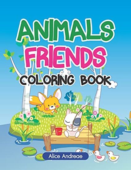 Animals Friends Coloring Book