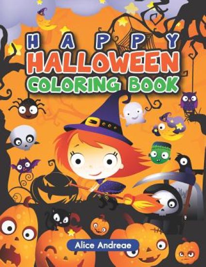 Happy Halloween Coloring Book