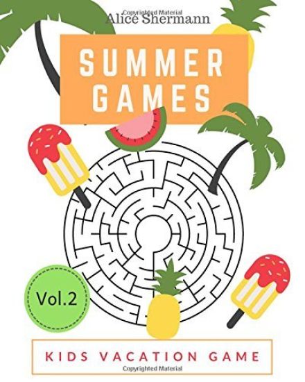 Summer Games: Kids Vacation Maze Games Brain Training, Age 8-12 years
