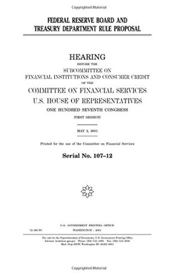 Federal Reserve Board and Treasury Department rule proposal