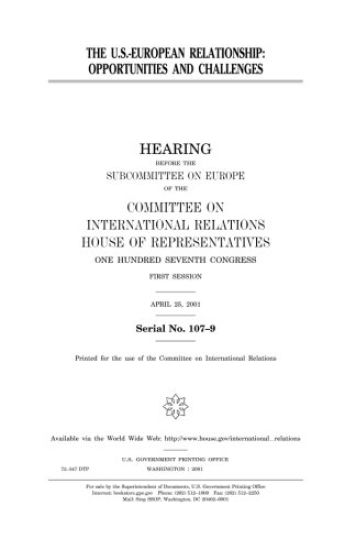 The U.S.-European relationship: opportunities and challenges