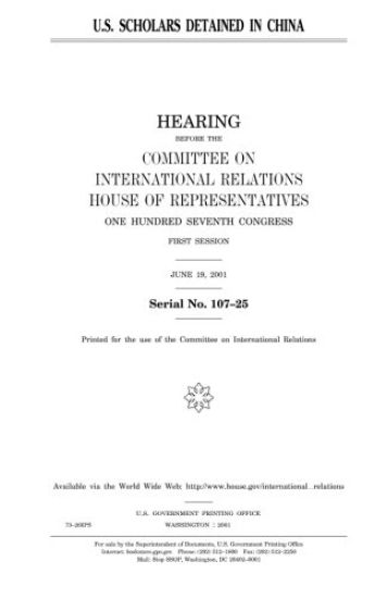 U.S. scholars detained in China