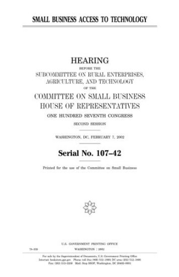 Small business access to technology