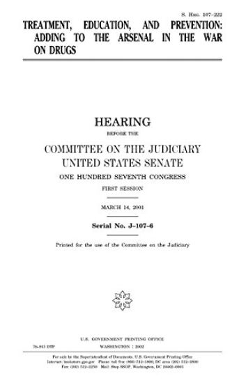 Treatment, education, and prevention: adding to the arsenal in the war on drugs