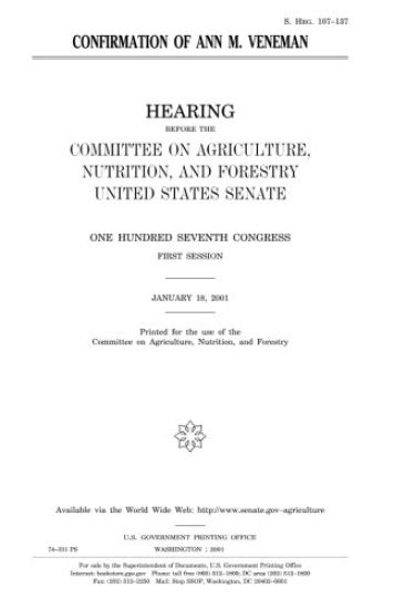 Confirmation of Ann M. Veneman