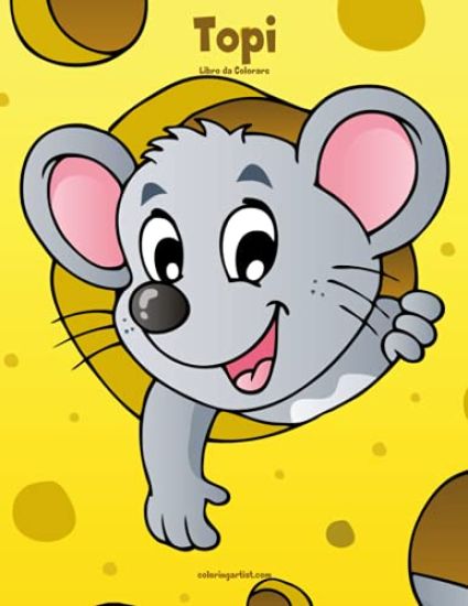 Topi Libro da Colorare 1