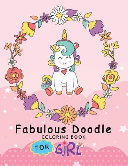 Fabulous Doodle Coloring Book for Girl: Stress-relief Adults Coloring Book For Grown-ups