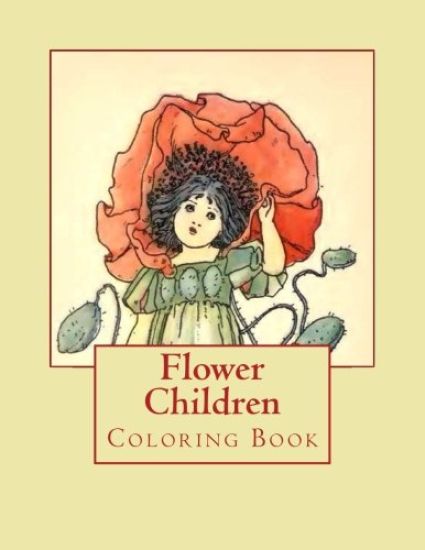 Flower Children: Coloring Book