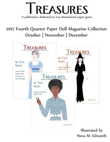 Treasures 2017 4th Quarter Paper Doll Magazine Collection: October-November-December