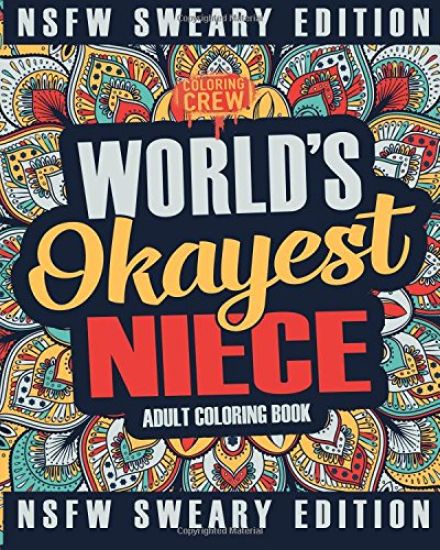 Worlds Okayest Niece Coloring Book: A Sweary, Irreverent, Swear Word Niece Coloring Book for Adults