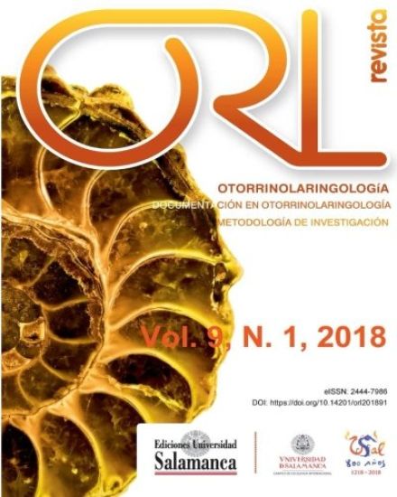 Revista ORL: Vol. 9, N. 1 (2018)