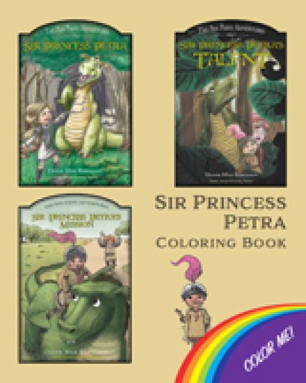 Sir Princess Petra Coloring Book