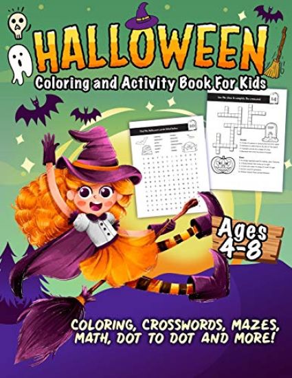 Coloring and Activity Book - Halloween Edition