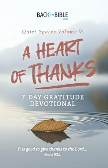 Quiet Spaces a Heart of Thanks
