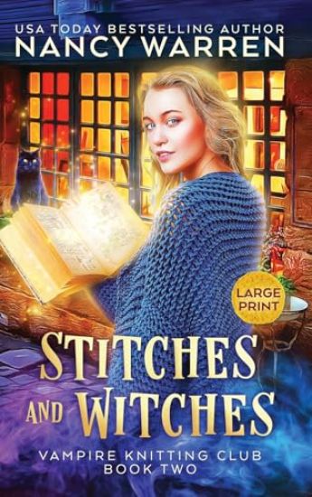 Stitches and Witches (Large Print)