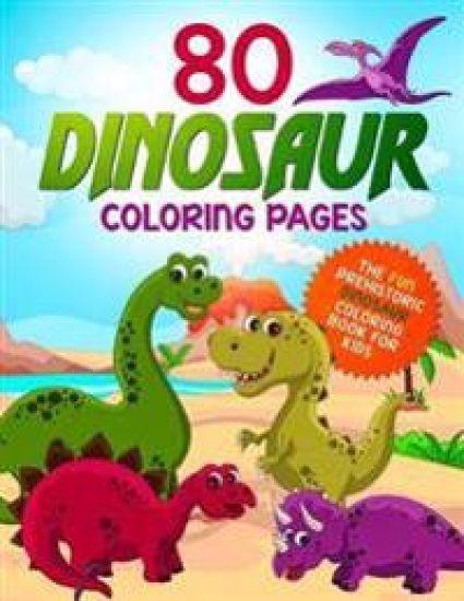 Jumbo Dinosaur Coloring Book