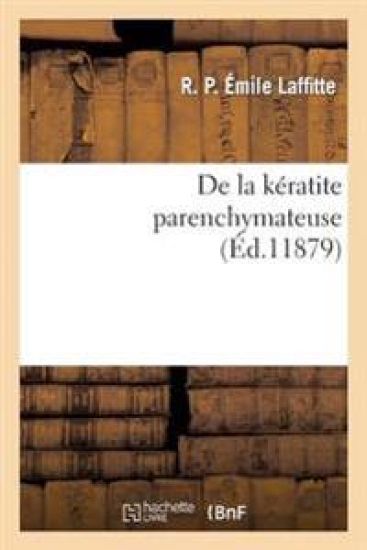 de la Kératite Parenchymateuse
