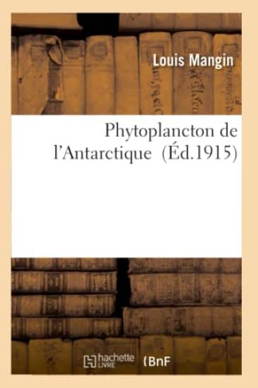 Phytoplancton de l'Antarctique