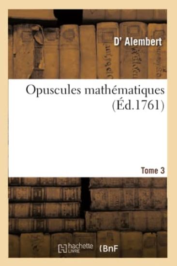 Opuscules Mathématiques. Tome 3