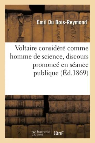 Voltaire Considéré Comme Homme de Science