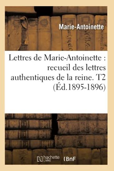 Lettres de Marie-Antoinette