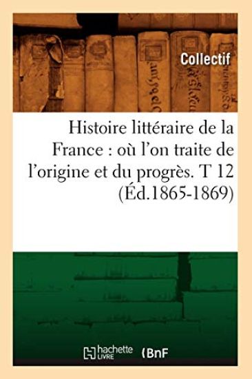 Histoire littéraire de la France