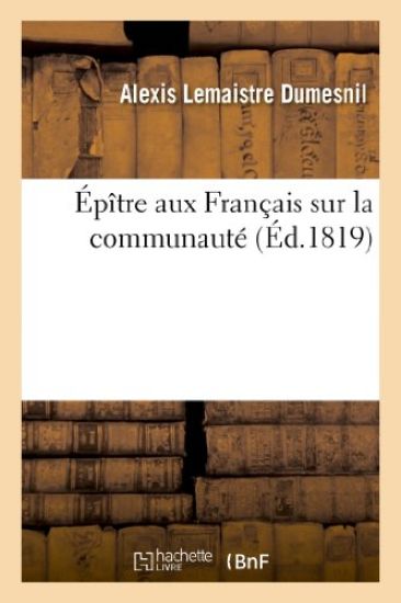 Épître Aux Français Sur La Communauté