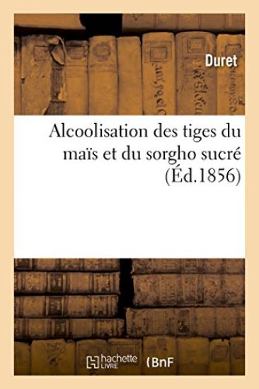 Alcoolisation Des Tiges Du Maïs Et Du Sorgho Sucré