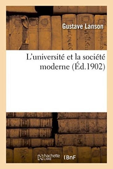 L'Université Et La Société Moderne